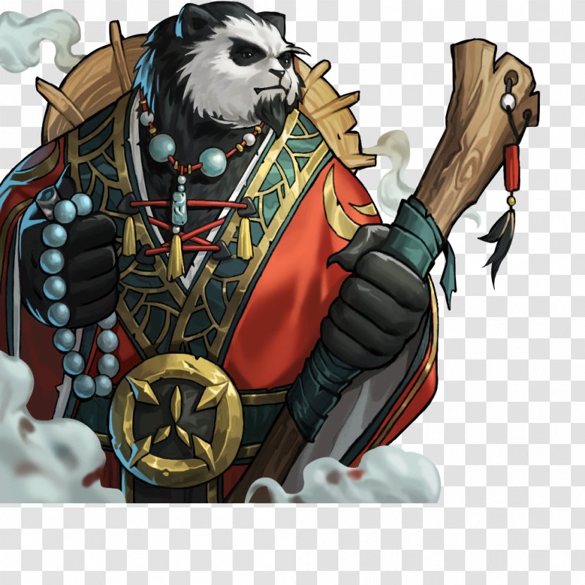 Giant Panda Gems Of War Concept Art - Watercolor - Flower Transparent PNG