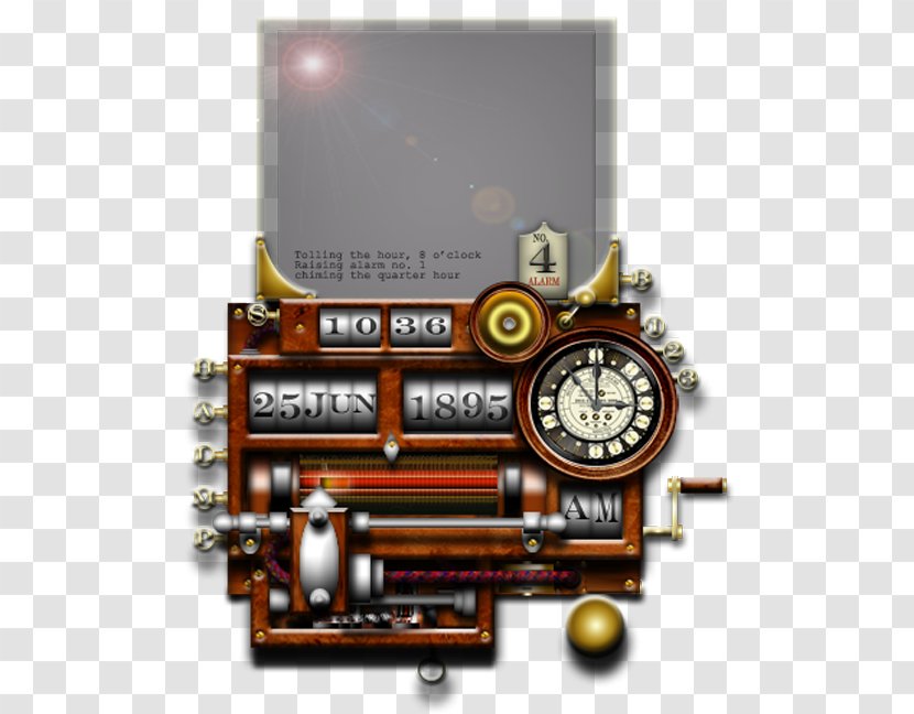 Steampunk Clock Drawing Clip Art Transparent PNG