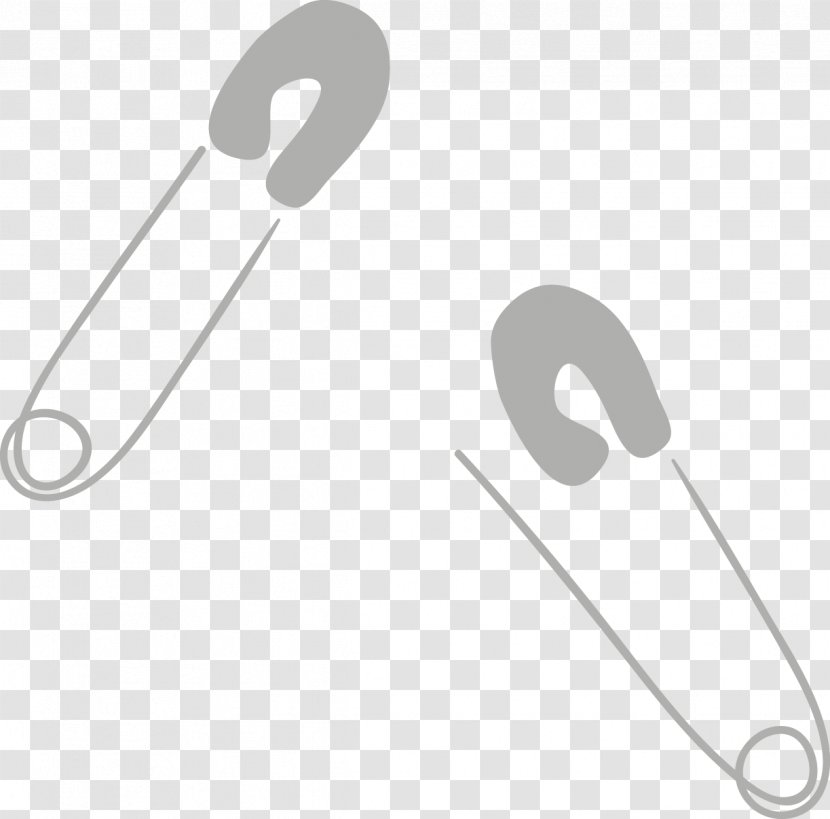 Safety Pin Sewing Clip Art - Text - Needle Transparent PNG