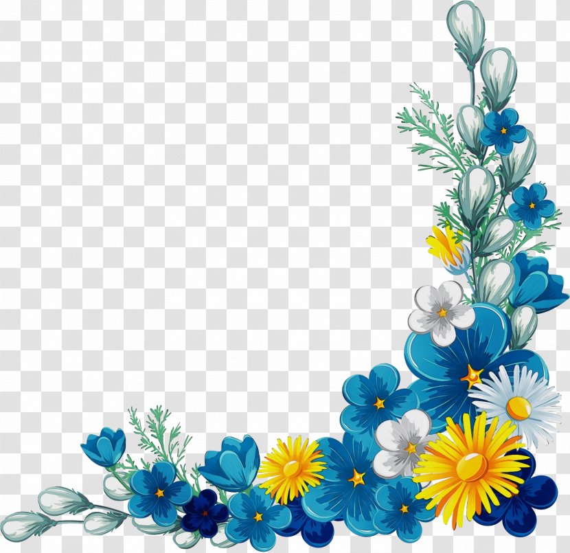 Floral Flower Background - Artificial - Cut Flowers Colorado Spruce Transparent PNG