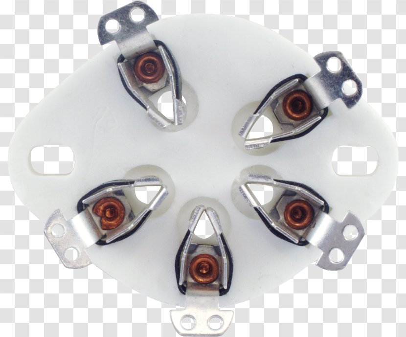 Tube Socket Amplified Parts Amplifier - Porcelain Plate Transparent PNG
