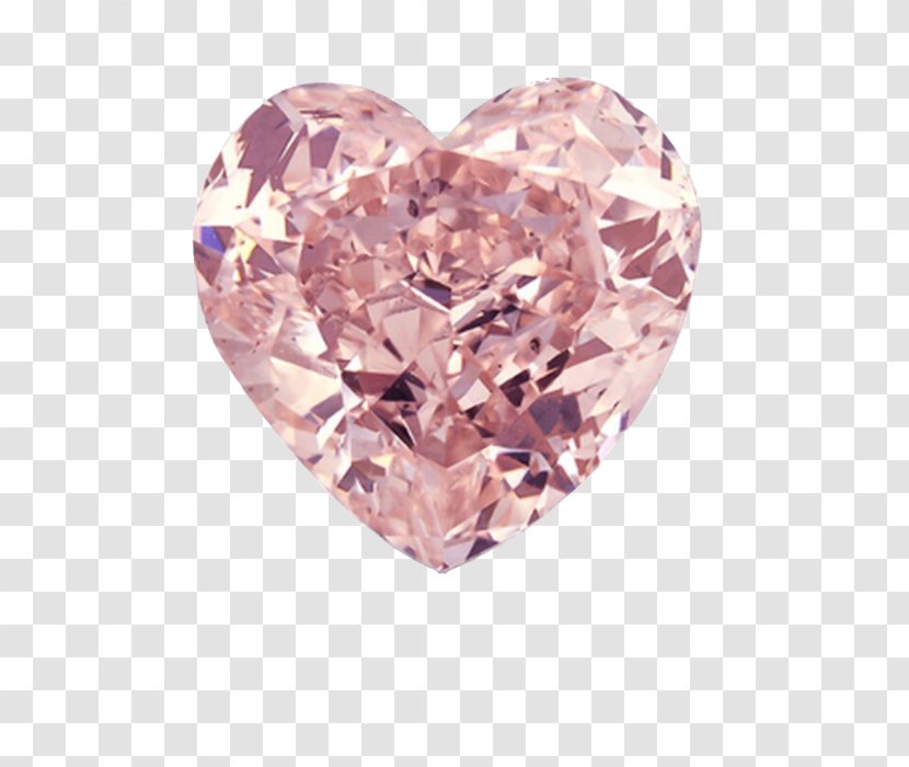 Pink Diamond Gemstone Heart - Lilac - Mid Ad Transparent PNG