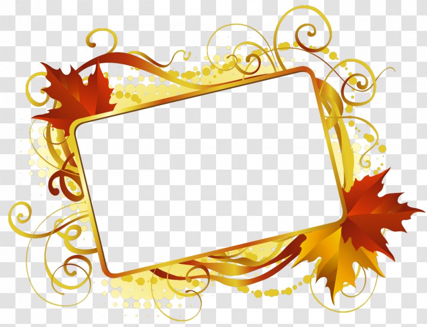 Maple Leaf Picture Frames - Autumn Transparent PNG