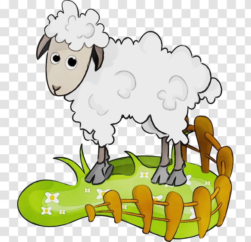 Sheep Sheep Cartoon Cow-goat Family Goat-antelope Transparent PNG