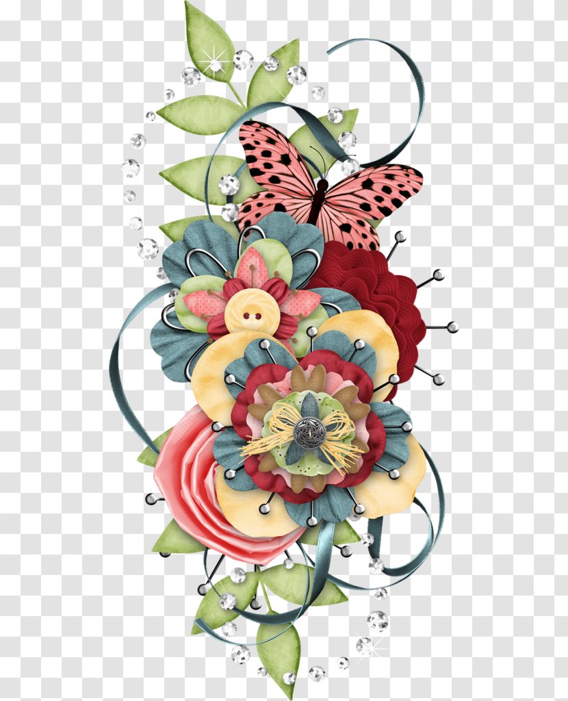 Floral Design Clip Art Flower Image - Membrane Winged Insect Transparent PNG