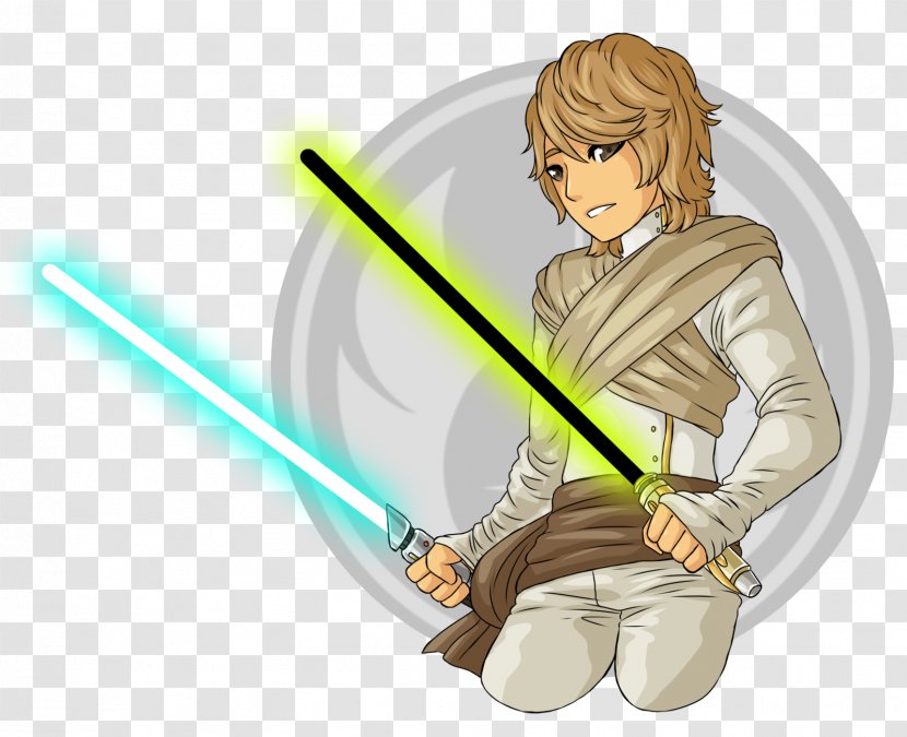 Galactic Civil War Jedi Drawing Star Wars Lightsaber - Silhouette Transparent PNG