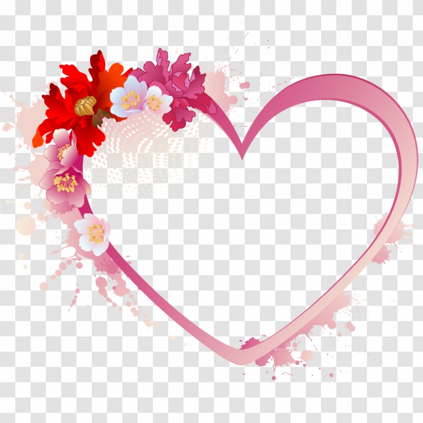 Photography Picture Frames Love Valentine's Day - Flower Transparent PNG
