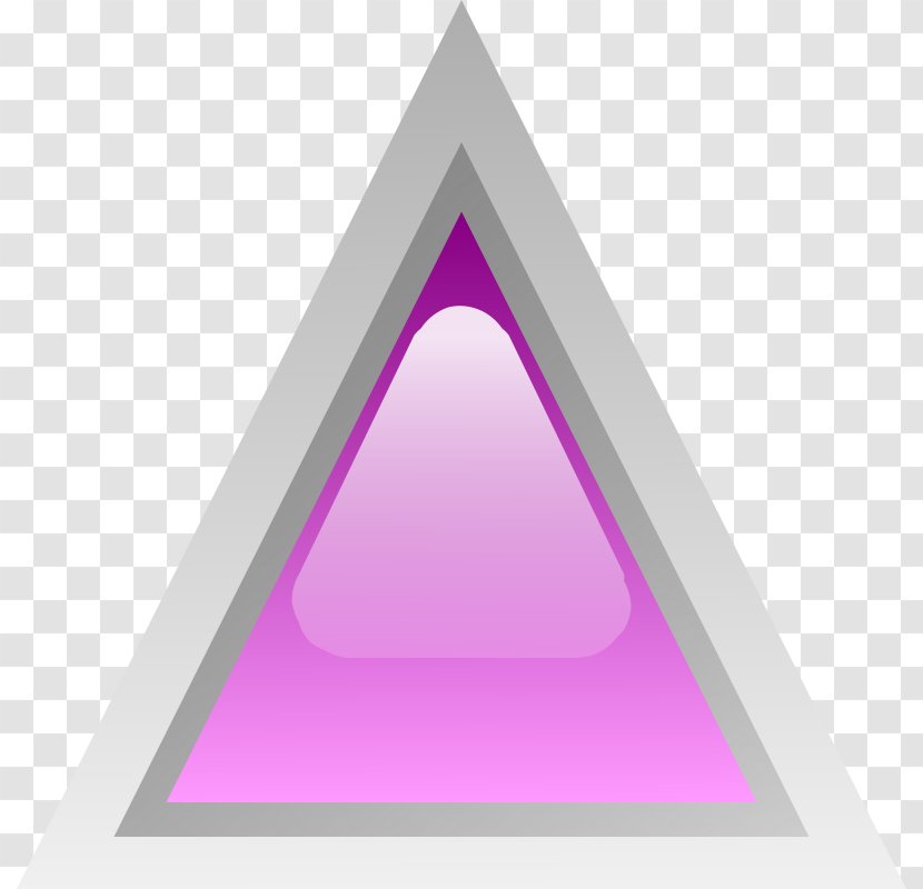 Clip Art - Violet - Purple Triangle Transparent PNG
