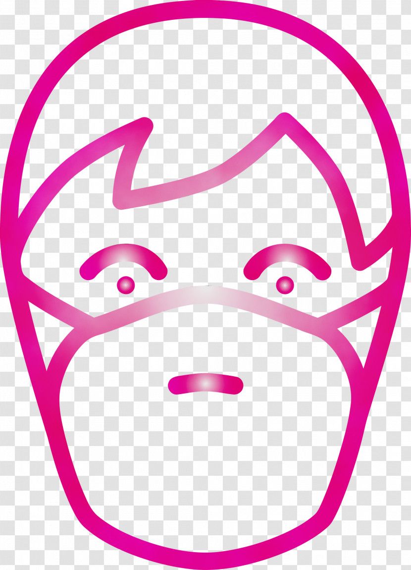 Face Head Pink Nose Cheek Transparent PNG