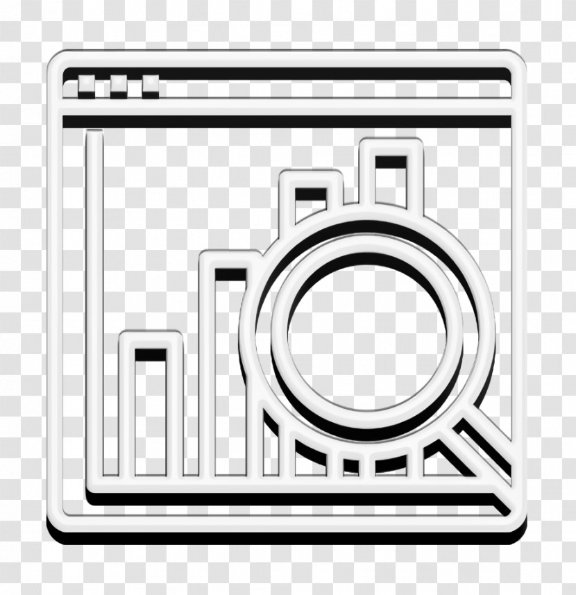 Digital Service Icon Web Analytics Icon Graph Icon Transparent PNG