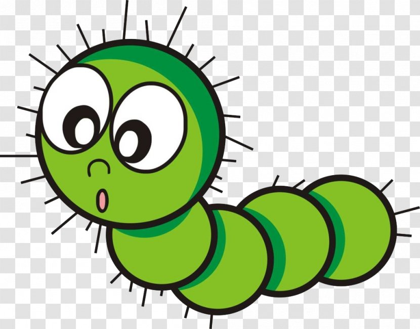Butterfly Caterpillar Cartoon - Invertebrate - Cute Transparent PNG