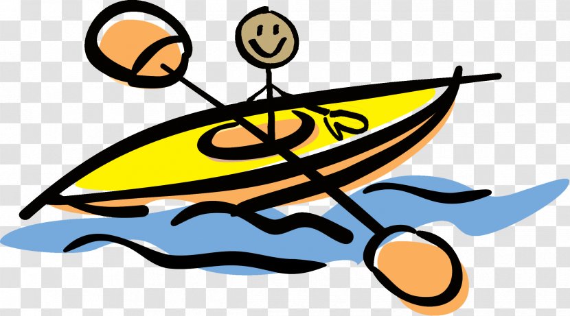 Clip Art Kayak Openclipart Canoe Vector Graphics - Paddle - Animated Guy Transparent PNG