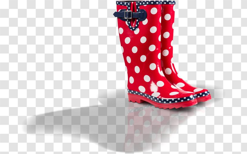 Wellington Boot Polka Dot Fashion Transparent PNG