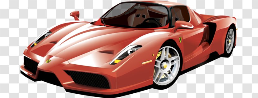 Enzo Ferrari Car LaFerrari Scuderia - Race Transparent PNG