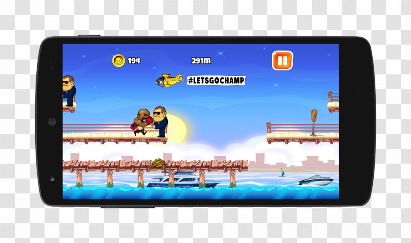 Lets Go Champ Collect Coins Android Game Display Device - Technology - Subway Surfer Transparent PNG