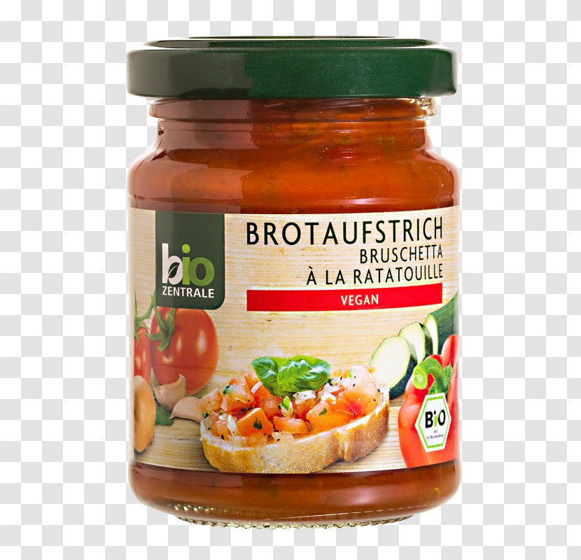 Chutney Vegetarian Cuisine Ratatouille Bruschetta Organic Food - Sauce Transparent PNG
