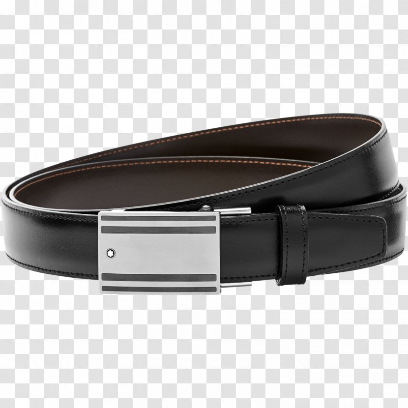 Belt Montblanc Buckle Luxury Goods Leather - Wallet Transparent PNG