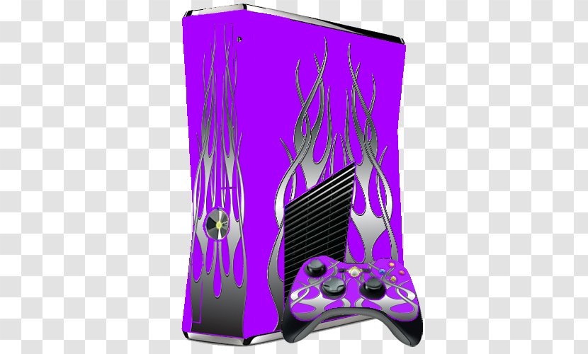 Xbox 360 S One Video Game Consoles - All Accessory - Purple Fire Transparent PNG