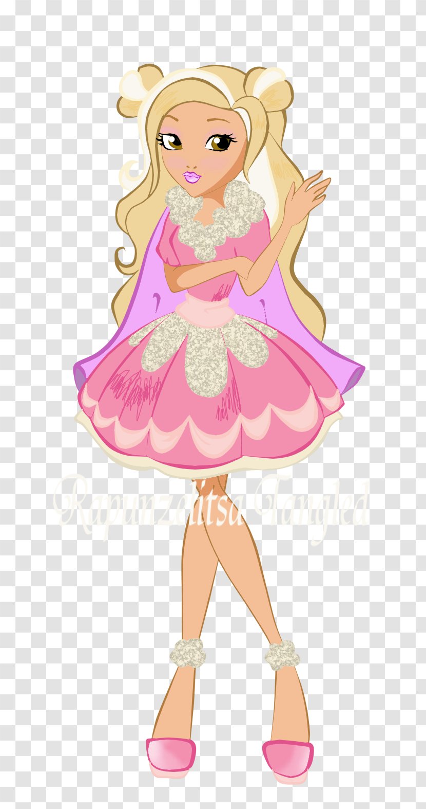 Barbie Pink M Fairy Clip Art - Heart - Snuggly Duckling Transparent PNG
