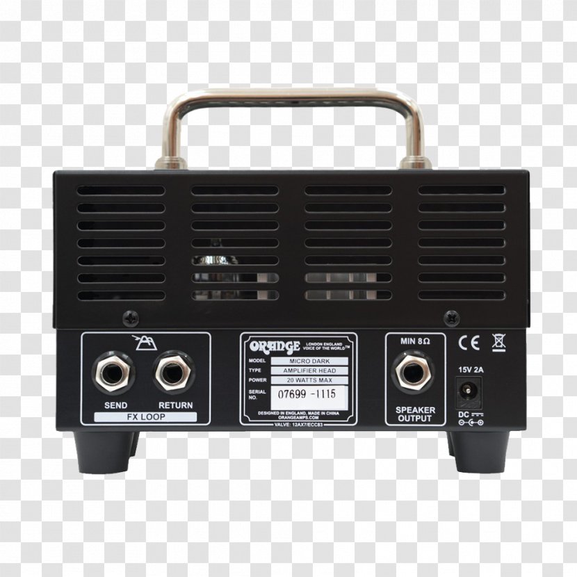 Guitar Amplifier Electric Preamplifier - Audio Equipment - Back Of Head Transparent PNG