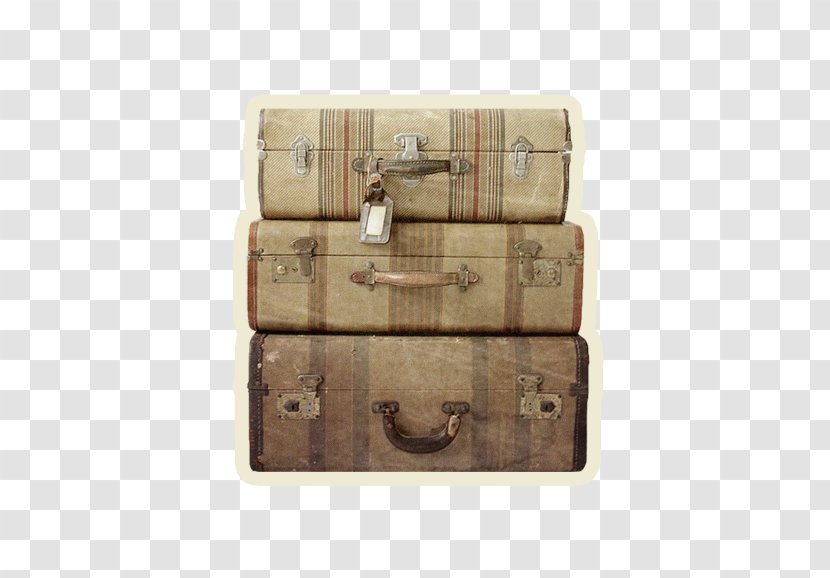 Beige Wood Furniture Suitcase Metal Transparent PNG