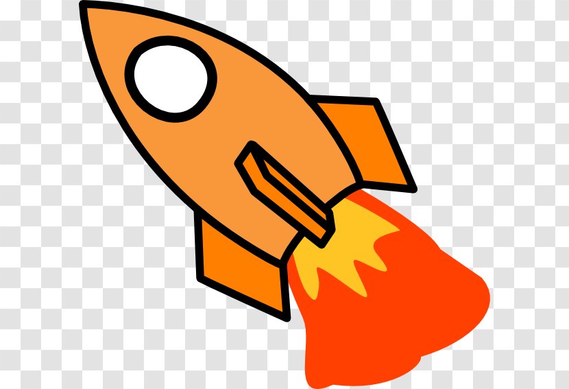 Rocket Spacecraft Cartoon Clip Art - Wing - Launch Cliparts Transparent PNG