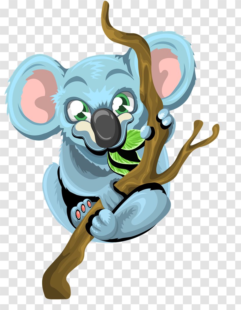 Koala Sloth Clip Art - Cartoon Transparent PNG