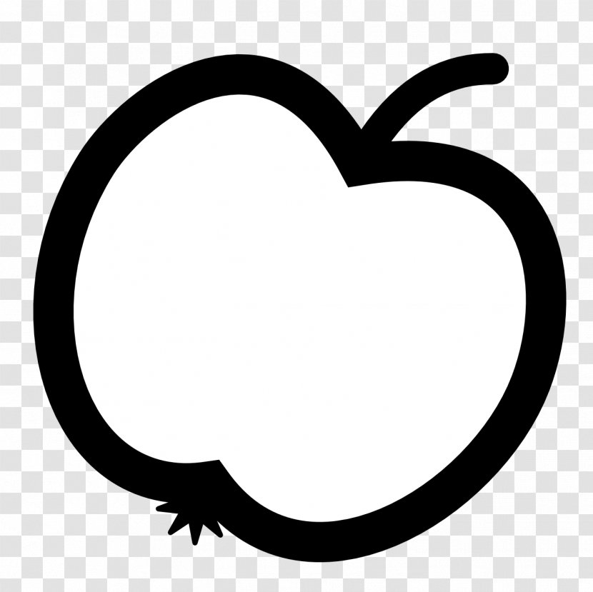 Apple Icon Image Format Clip Art - Monochrome - Duluth Cliparts Transparent PNG