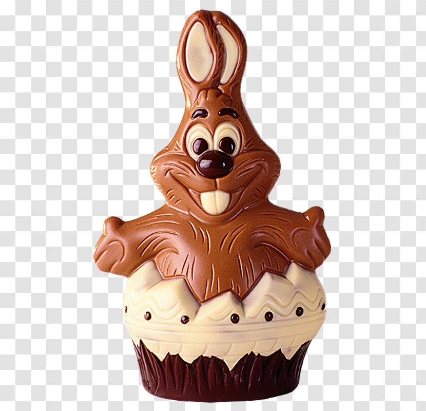Chocolate Cupcake Mold Easter Leporids - Craft Magnets - Happy Rabbit Transparent PNG