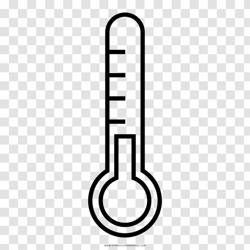 Drawing Thermometer Coloring Book Temperature - Tree - TERMOMETRO Transparent PNG