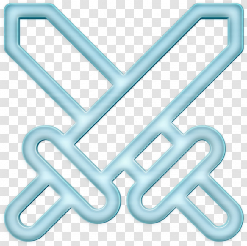 Fight Icon Gaming Icon Swords Icon Transparent PNG