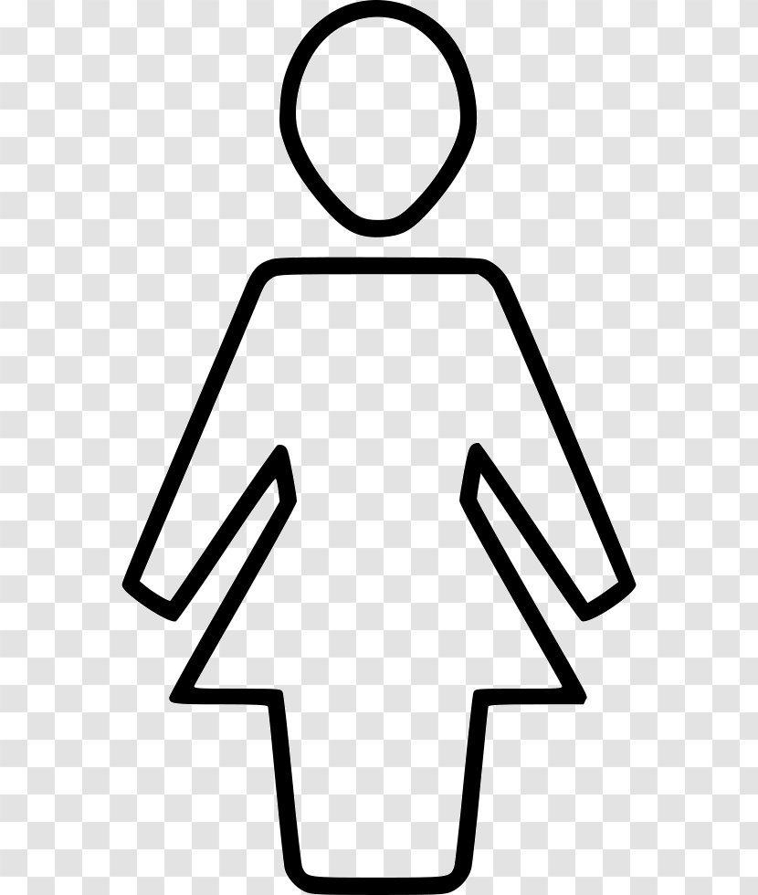 Clip Art - Sister - Person Icon Outline Transparent PNG