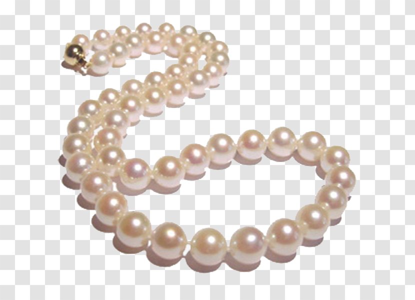 Pearl Necklace Cultured Earring - Parelketting Transparent PNG