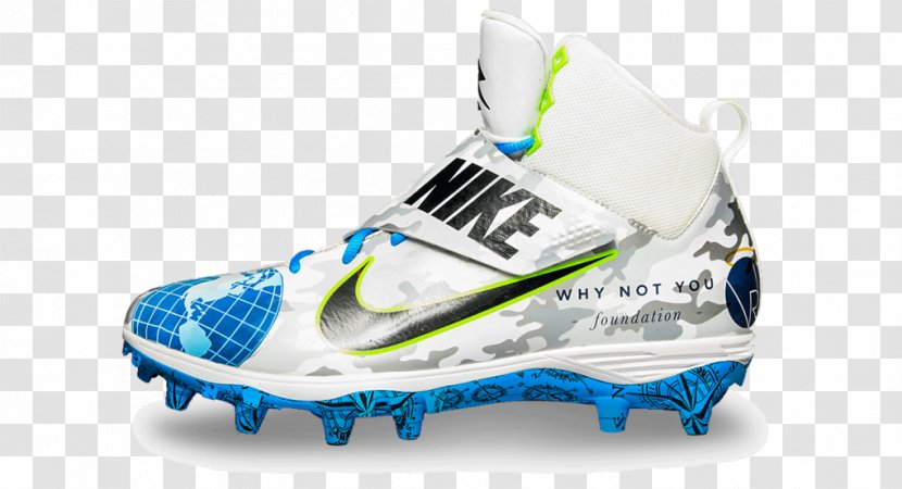 Cleat Seattle Seahawks Nike Swoosh Shoe - American Football - Russell Wilson Transparent PNG