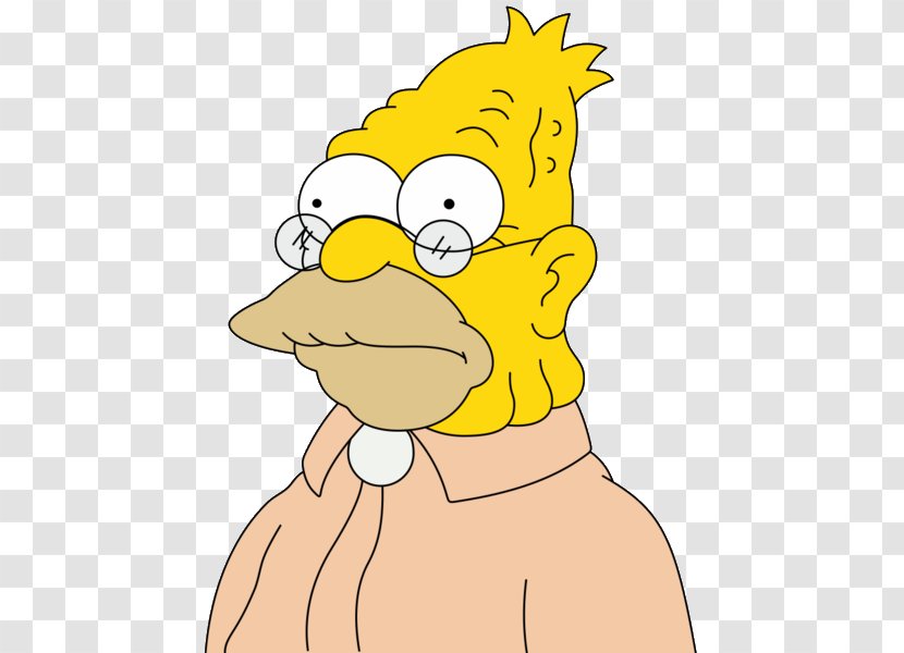 Grampa Simpson Herbert Powell Homer Bart Mona - Maude Flanders Transparent PNG