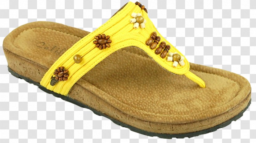 Footprints Birkenstock Shoe Closeout California - Yellow Transparent PNG