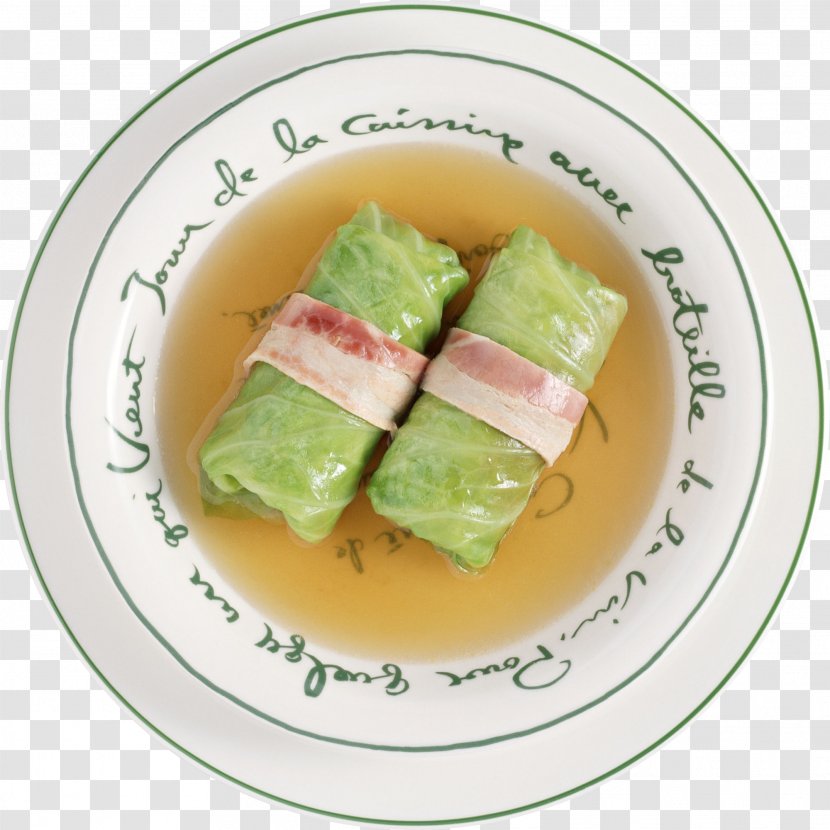 Chinese Cuisine Cabbage Roll Japanese Korean Food - Vegetarian - Luncheon Meat Transparent PNG