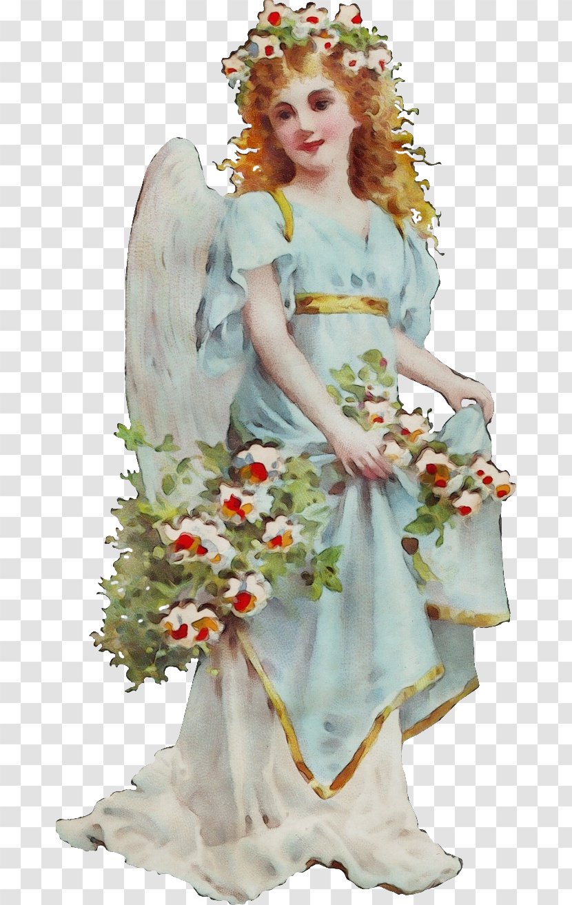 Floral Design - Watercolor Paint - Costume Transparent PNG