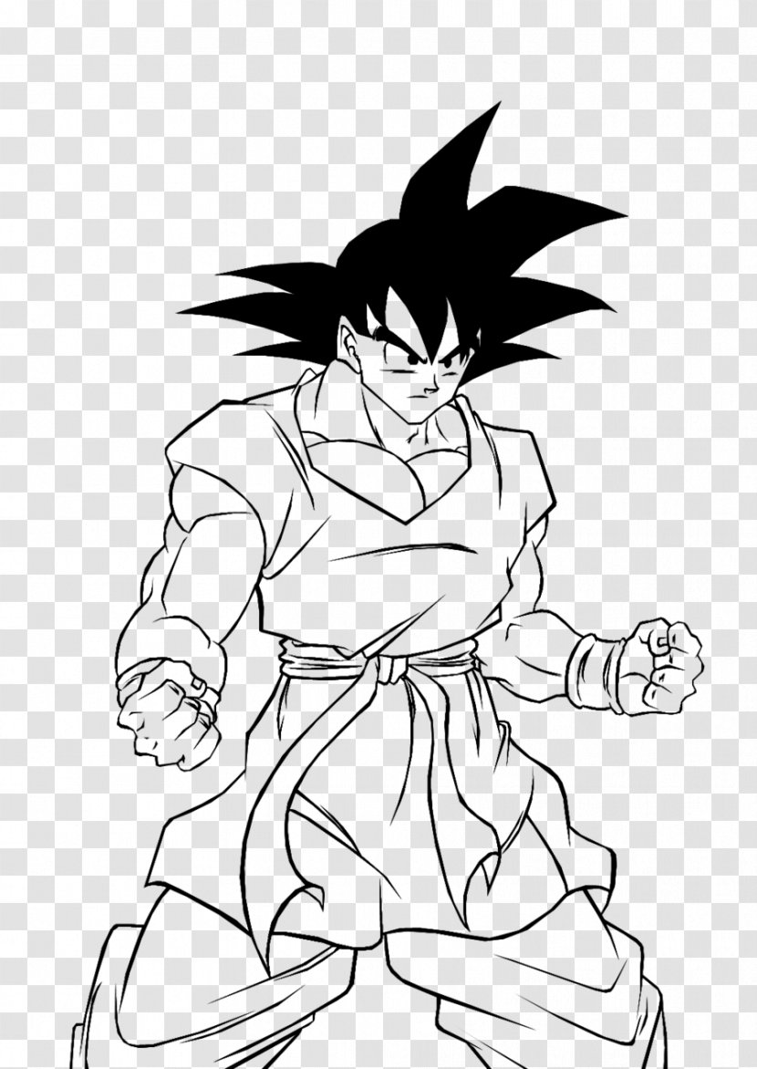 Goku Gohan Vegeta Drawing Super Saiya - Frame - Son Transparent PNG