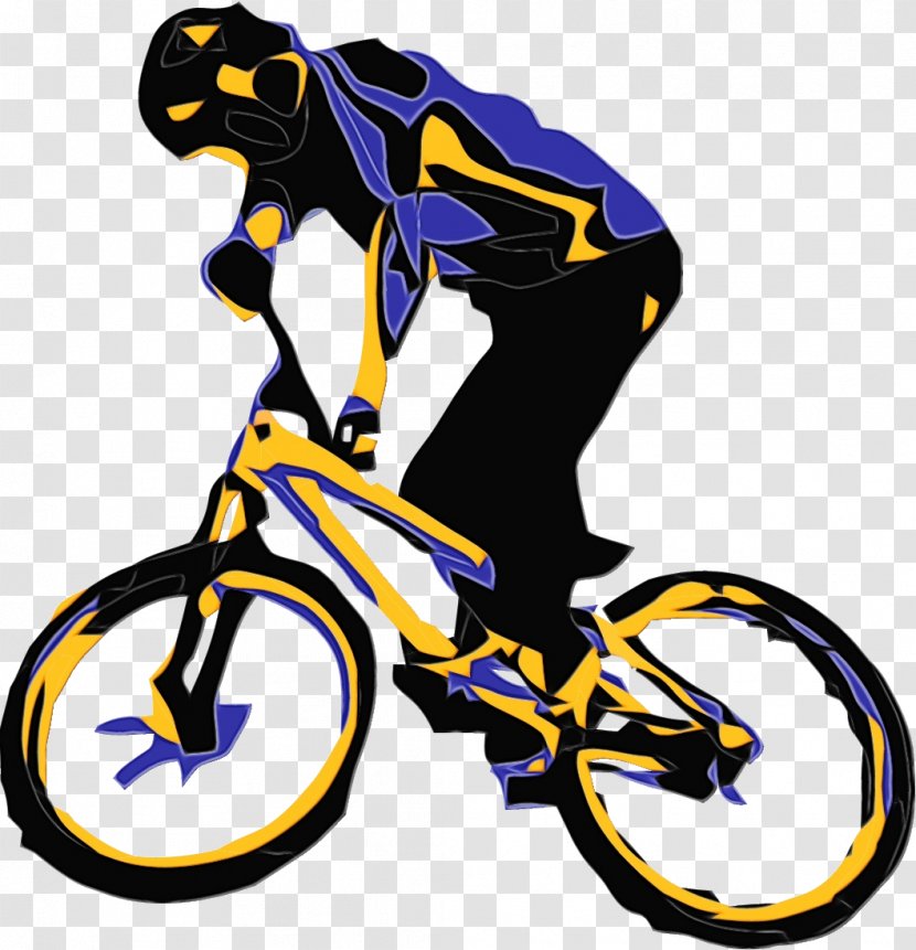 Background Yellow Frame - Sports - Bicycle Motocross Handlebar Transparent PNG