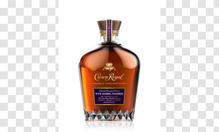 Crown Royal Bourbon Whiskey Canadian Whisky Blended - Straight - Wine Cask Transparent PNG