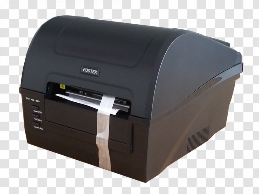 Inkjet Printing Laser Output Device Printer - Barcode Transparent PNG