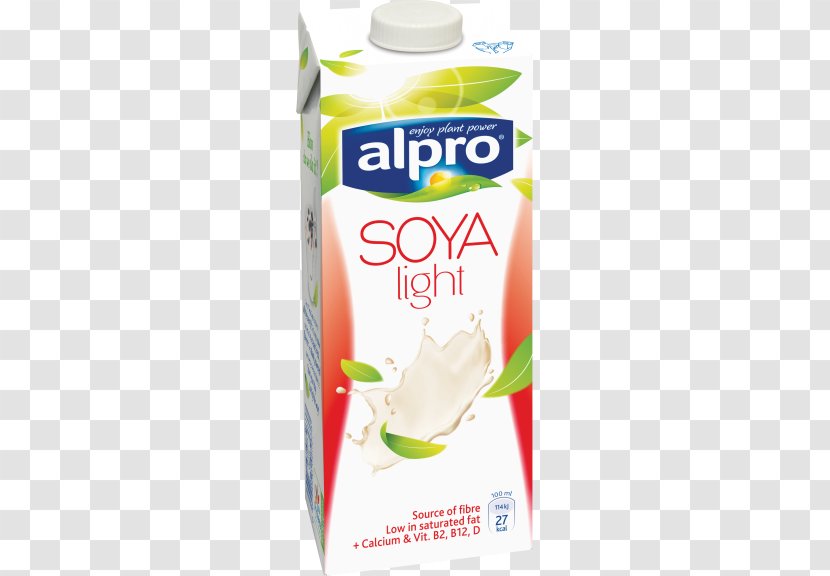 Soy Milk Fizzy Drinks Alpro Soybean - Almond - Drink Packaging Transparent PNG