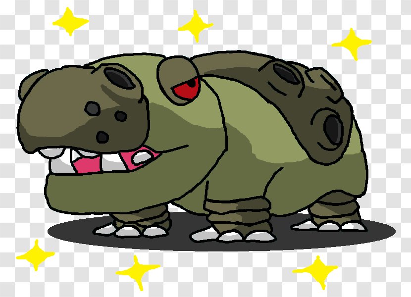 Hippowdon Pokémon Diamond And Pearl Black 2 White Hippopotas - Toad - De Shaw Group Transparent PNG