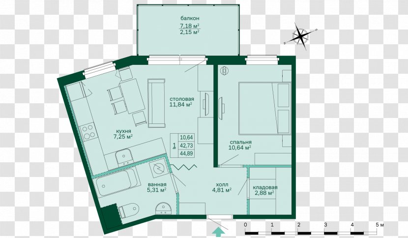 Skandi Klubb Apartment Storey Floor Plan Living Room Transparent PNG