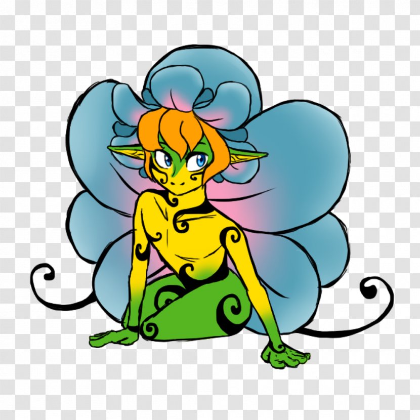 Flower Vertebrate Cartoon Clip Art - Mythical Creature - Forget Me Transparent PNG