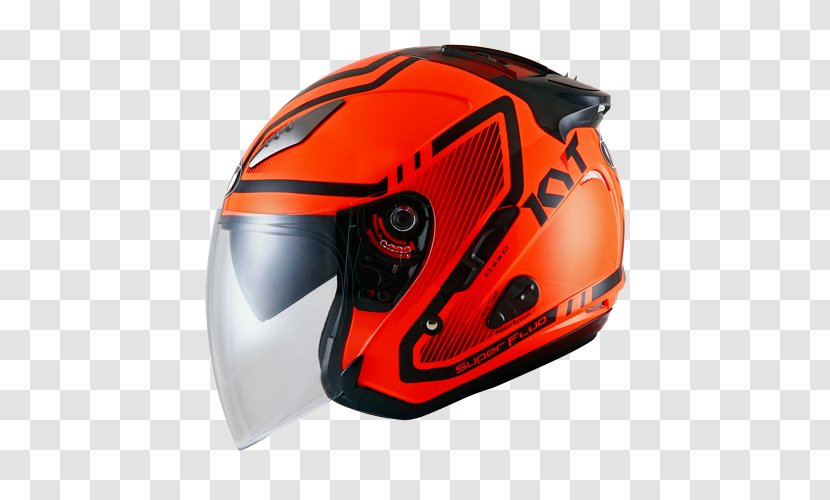 Motorcycle Helmets Visor Red Yellow - Orange Transparent PNG