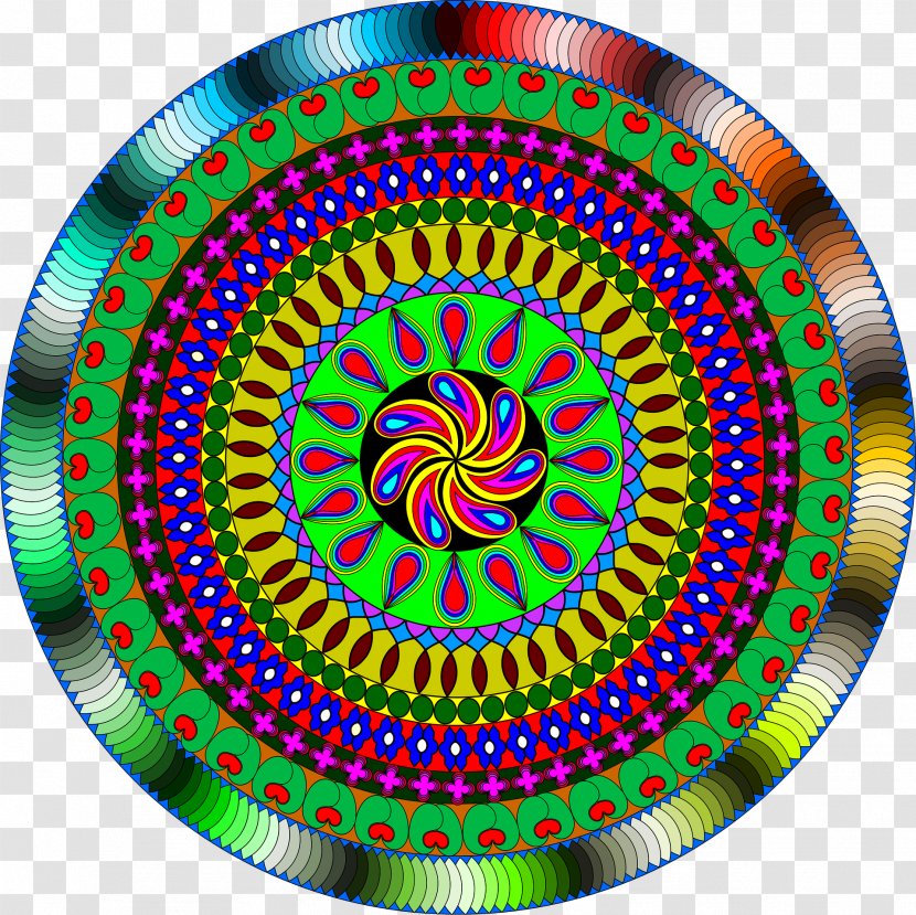 Mandala Color Indian Art - Rangoli - Niska Transparent PNG