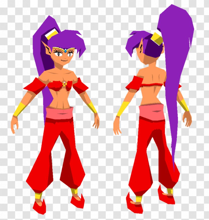 Shantae And The Pirate's Curse Shantae: Risky's Revenge Half-Genie Hero 3D Computer Graphics - Costume - Yoshi Transparent PNG