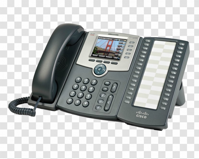 VoIP Phone Telephone Cisco Systems Voice Over IP Mobile Phones - Business Transparent PNG